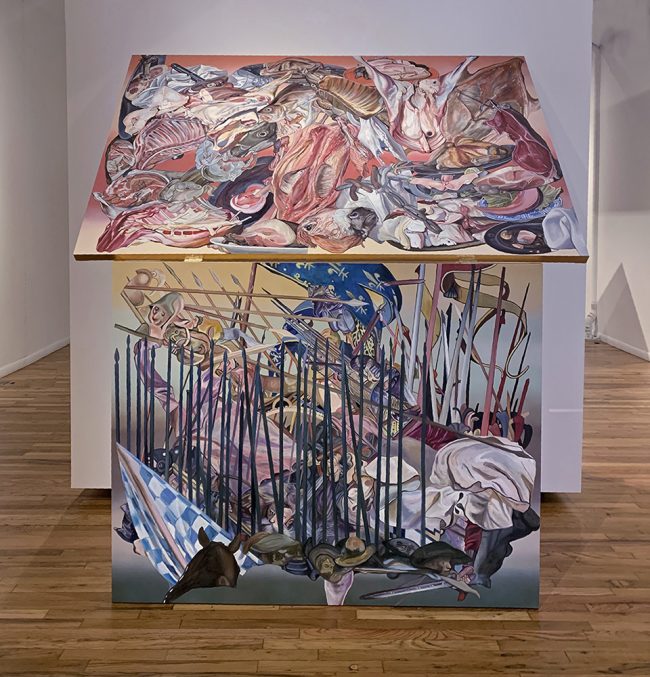 The fox thinks everybody eats poultry like himself.