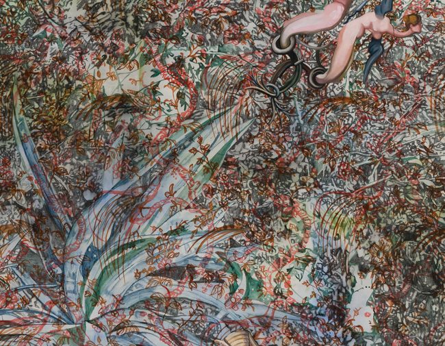 The Progress of Love (detail view)