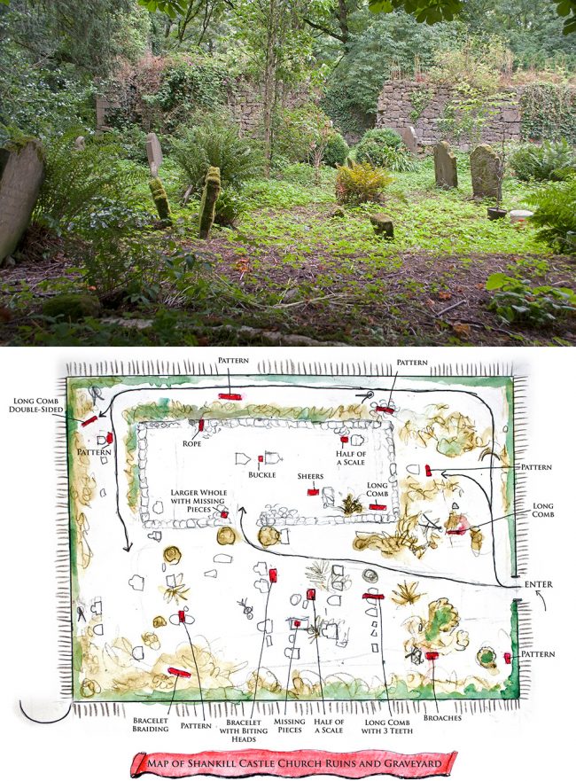 disentanglement (photo and map)