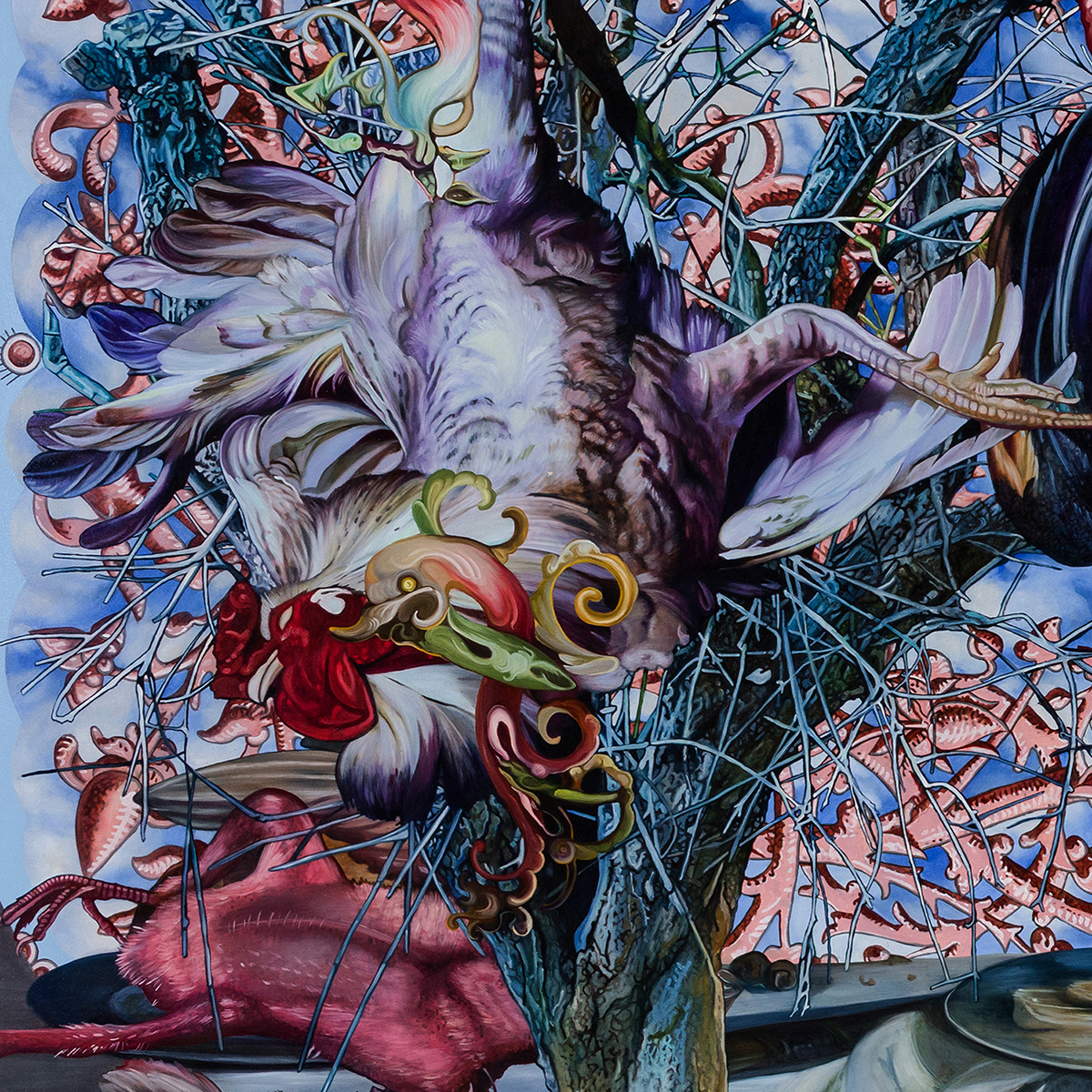 A revolution is not a dinner table. (detail of left side)